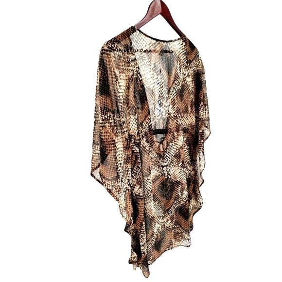 BLEU ROD BEATTIE Cover-up Swimwear Snake Skin Games Caftan Swimsuit Cover - Picture 7 of 9